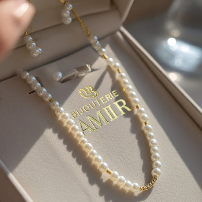 جوهر حر مع لويزة مغربية من ذهب عيار 18